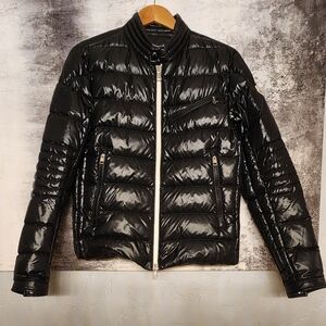 Moncler black puffer jacket
